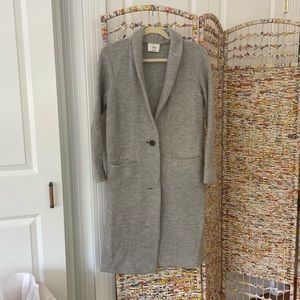 Wilfred wool cardigan coat